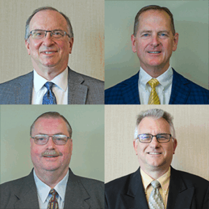 Rev. Kurt Lueneburg, Rev. Daniel Wagenknecht, Patrick Ruehrdanz, & Terry Helton